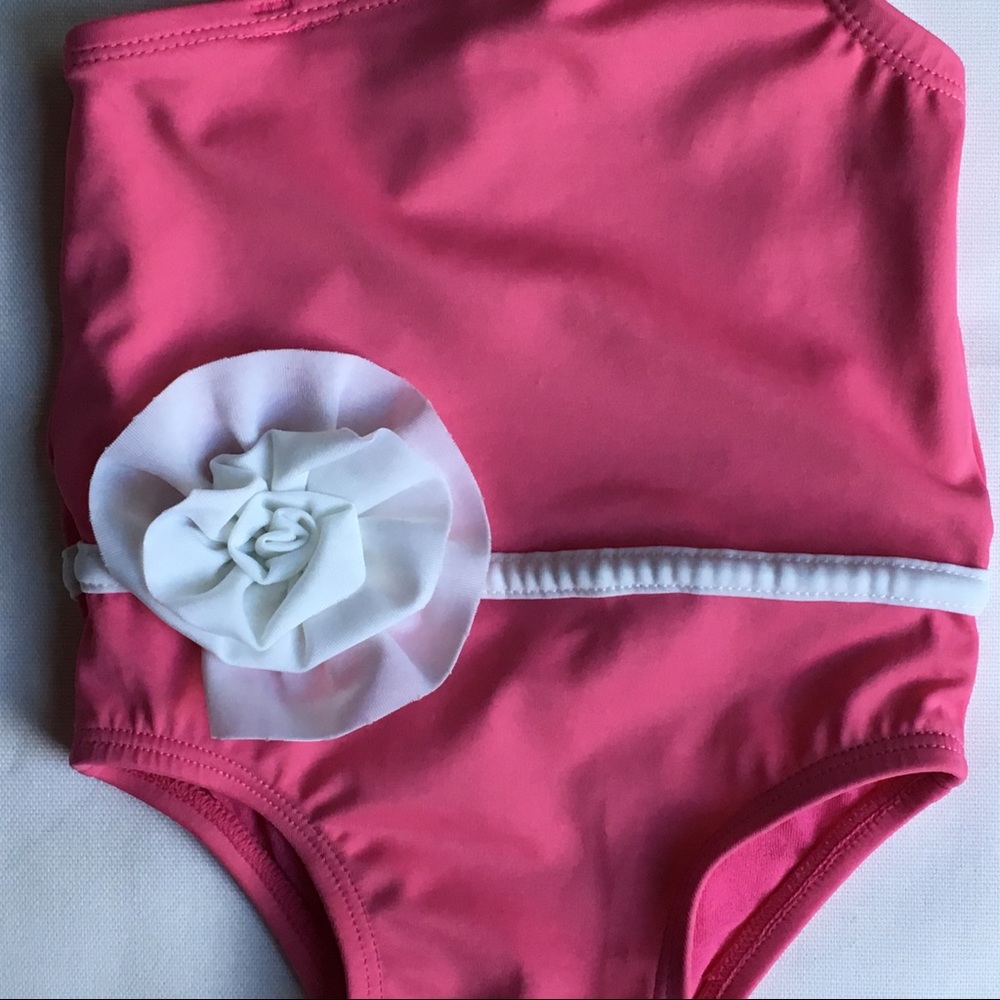 Gap bathing suit one piece 0 3 months baby pink - Picture 7 of 8